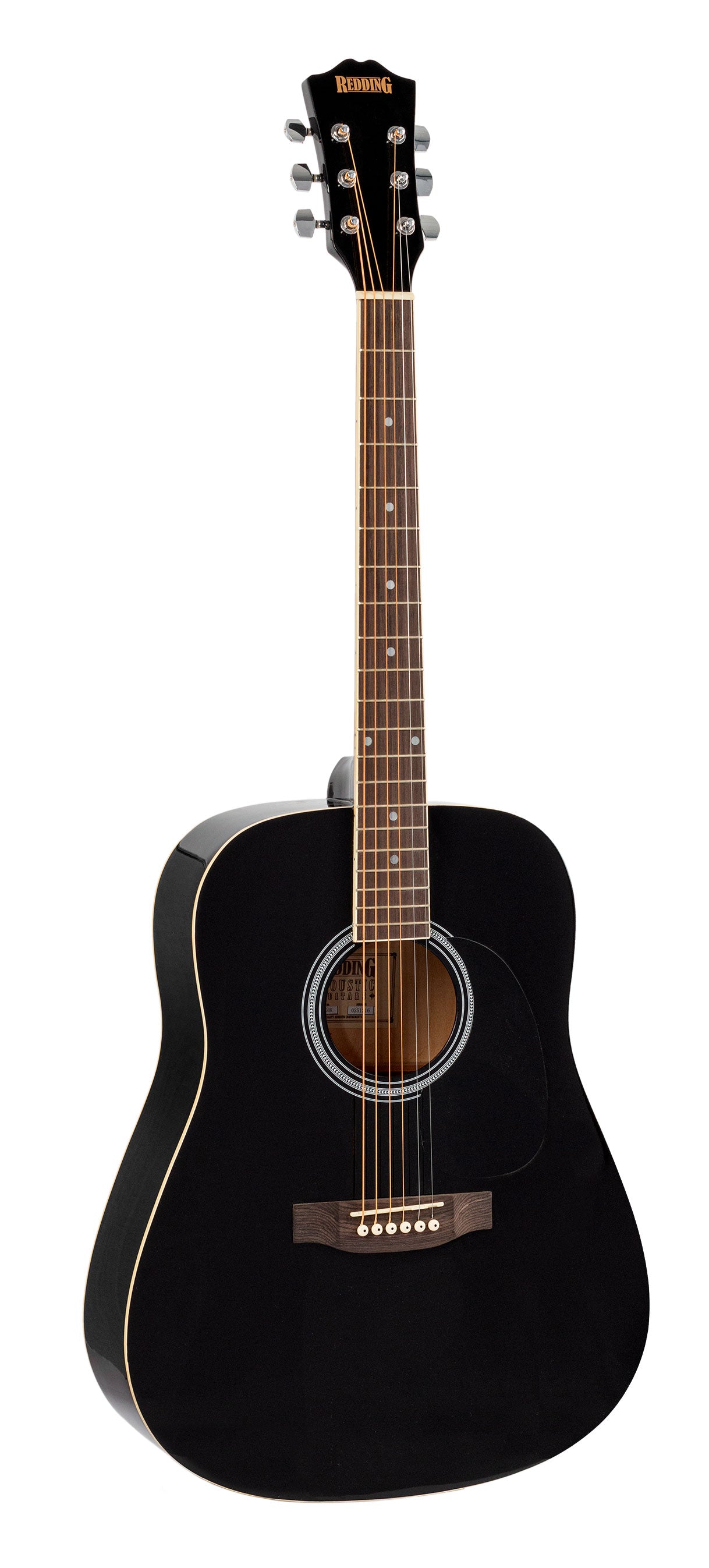 Redding | RED50BK | Dreadnought Guitar | Black Redding | RED50BK | Dreadnought Guitar | Black